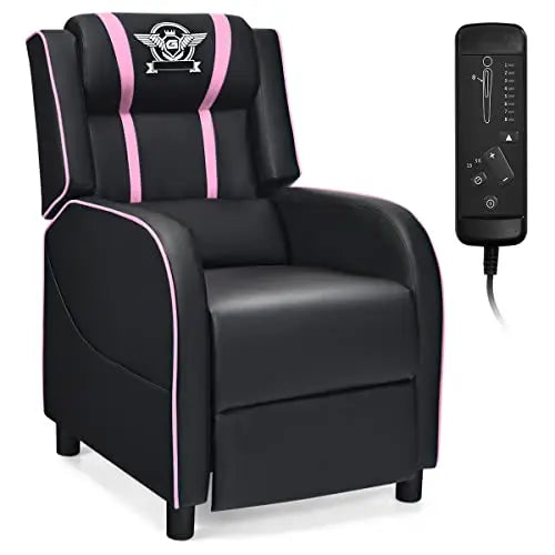 (Local US Inventory)Adjustable Massage Gaming Recliner Chair for Adults Ergonomic Leather Lounge a with Footrest Remote Control