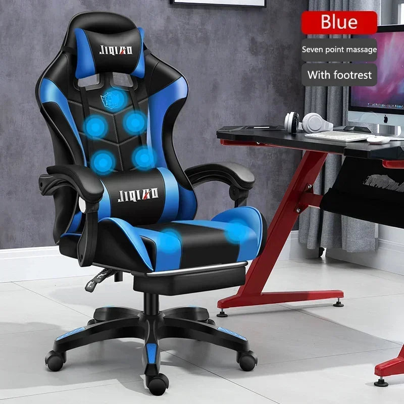High Quality Gaming Chair RGB Light Office Chair Gamer Computer Ergonomic Swivel Chair Massage Recliner Gamer Chairs